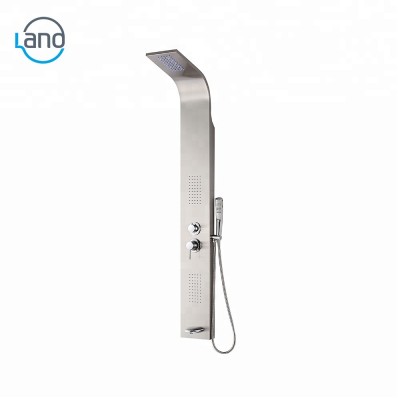 304 Stainless steel shower panel with LED light S-993