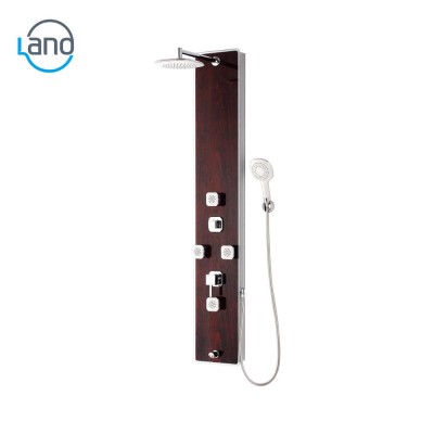 Wood design bathroom shower column GS-09