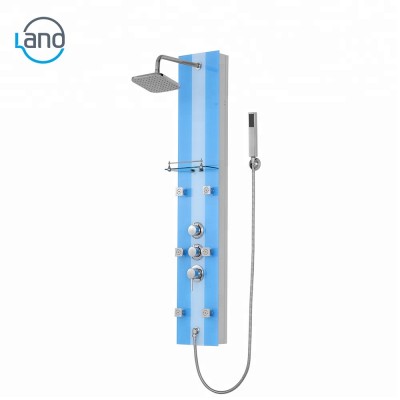 Lano square shower columnwith rain shower